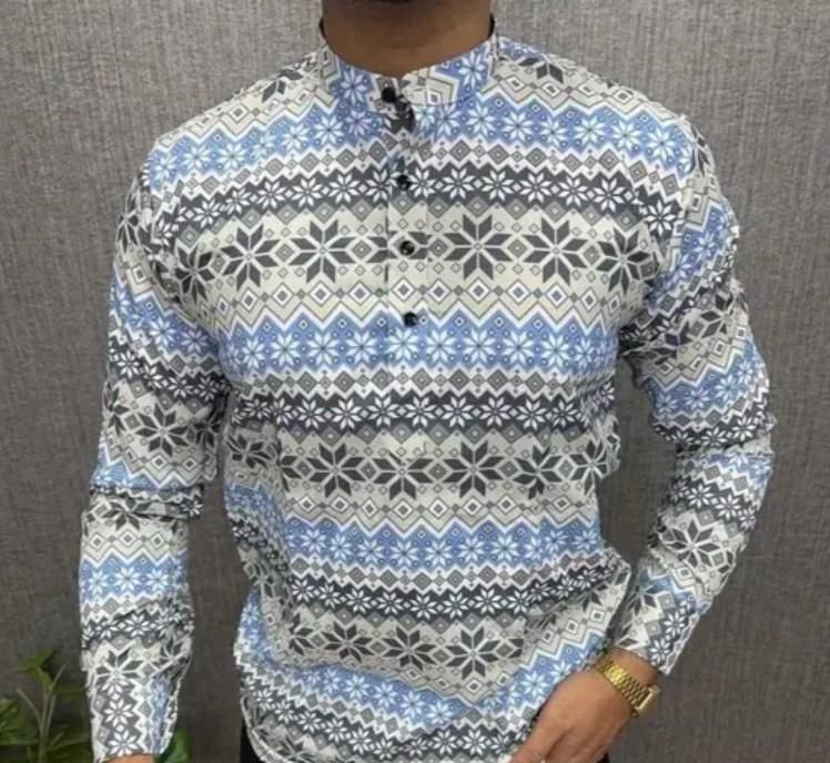 Men's Solid Satin Stylish Casual Shirt