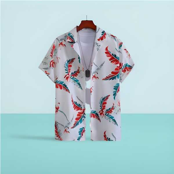 Men's Solid Satin Stylish Casual Shirt