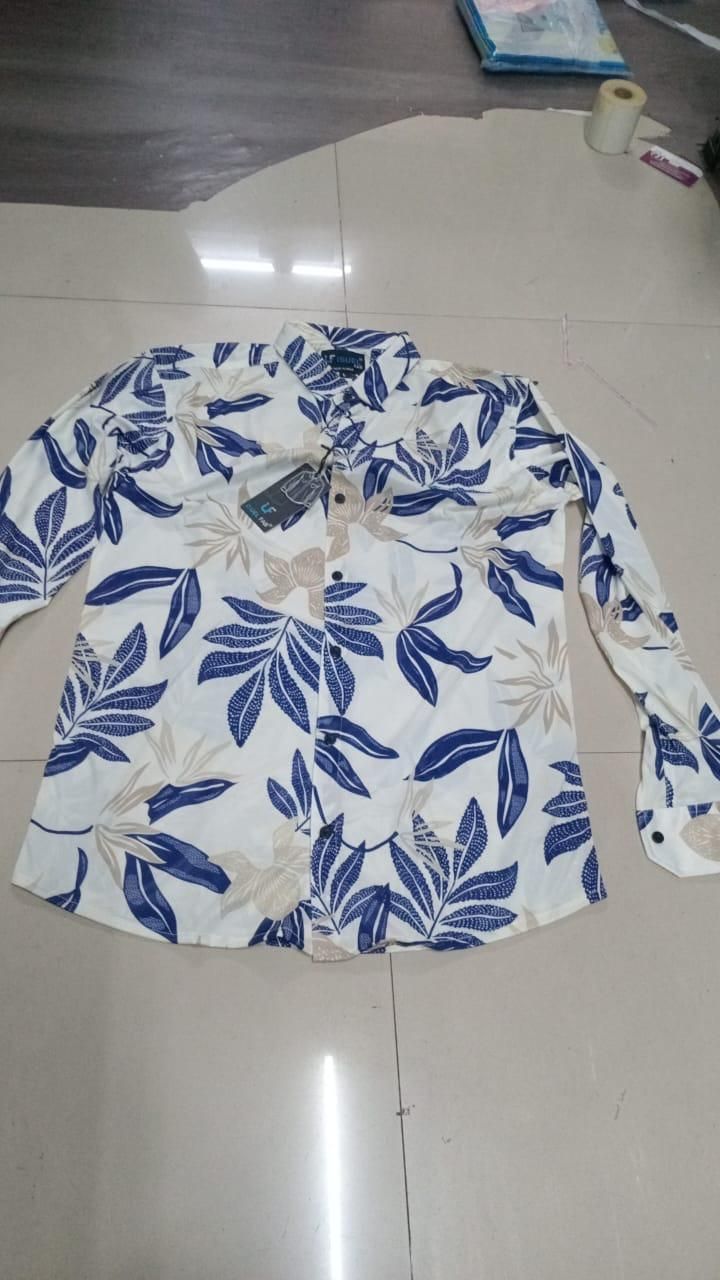 Men's Solid Satin Stylish Casual Shirt