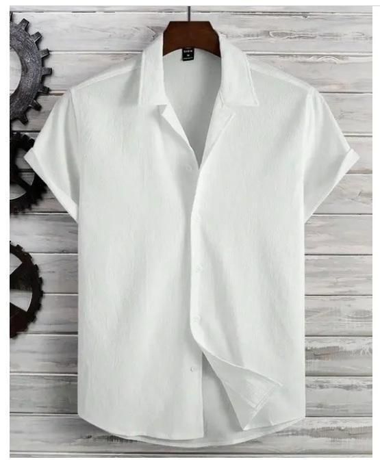 Men's Solid Satin Stylish Casual Shirt
