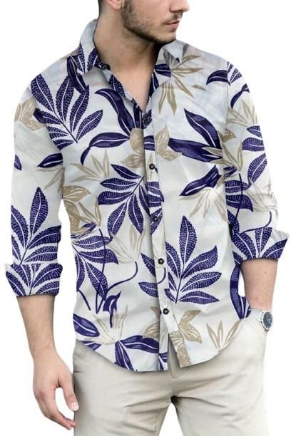 Men's Solid Satin Stylish Casual Shirt