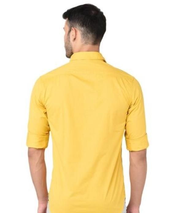 Men's Solid Satin Stylish Casual Shirt