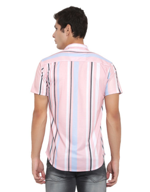Men's Solid Satin Stylish Casual Shirt