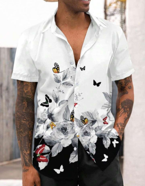 Men's Solid Satin Stylish Casual Shirt