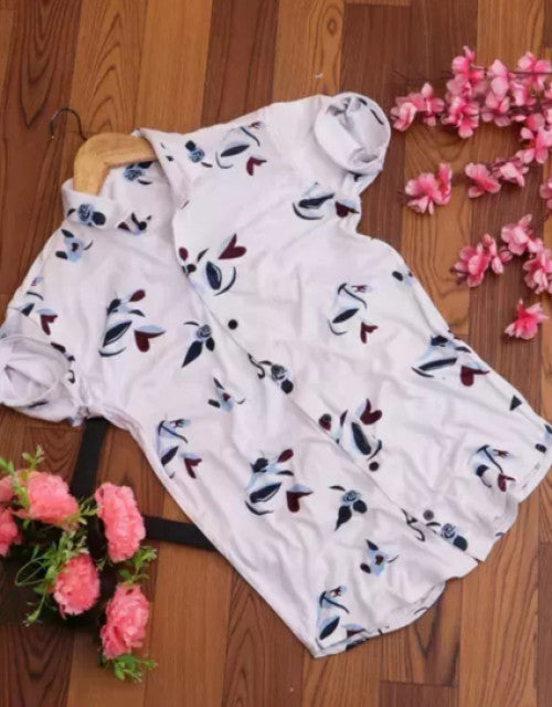 Men's Solid Satin Stylish Casual Shirt