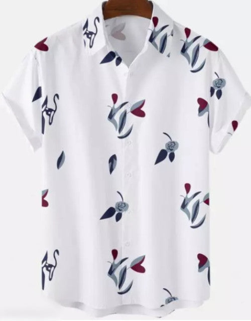 Men's Solid Satin Stylish Casual Shirt