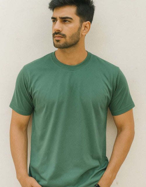 Men's Solid Satin Stylish Casual Shirt