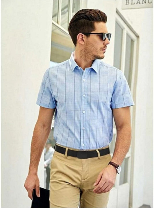 Men's Solid Satin Stylish Casual Shirt