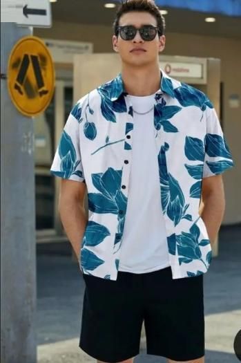 Men's Solid Satin Stylish Casual Shirt