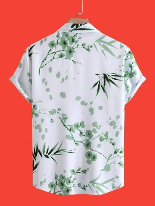 Men's Solid Satin Stylish Casual Shirt