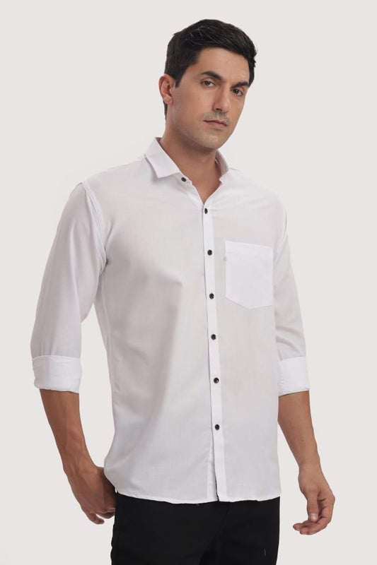 Men's Solid Satin Stylish Casual Shirt