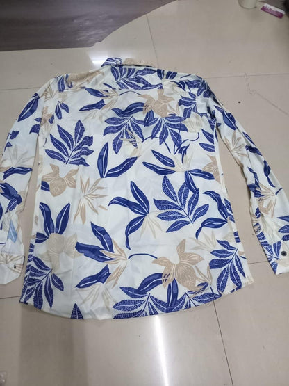 Men's Solid Satin Stylish Casual Shirt