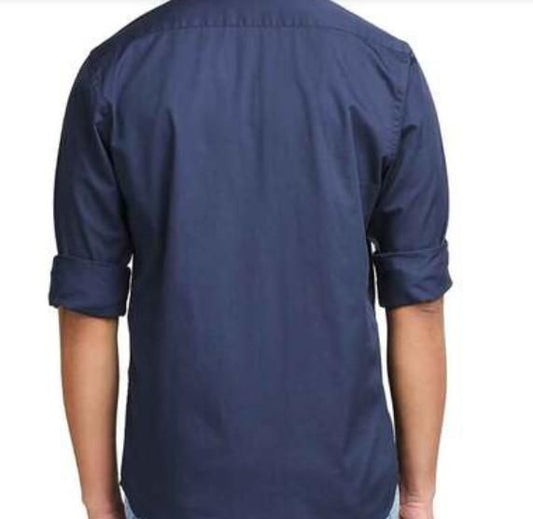 Men's Solid Satin Stylish Casual Shirt