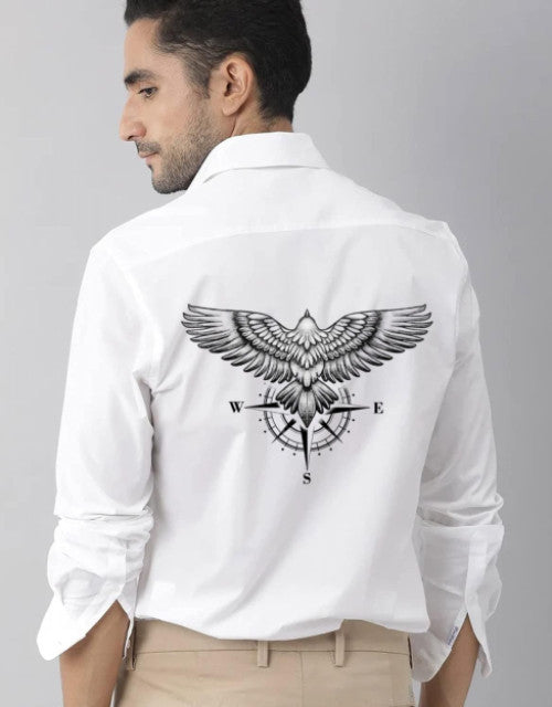 Men's Solid Satin Stylish Casual Shirt
