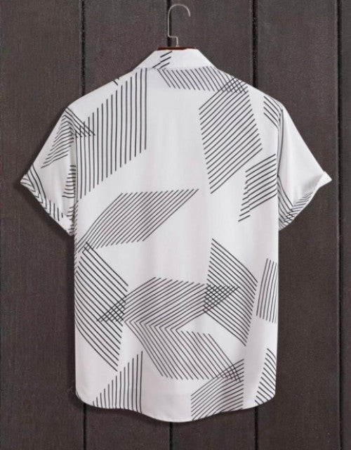 Men's Solid Satin Stylish Casual Shirt