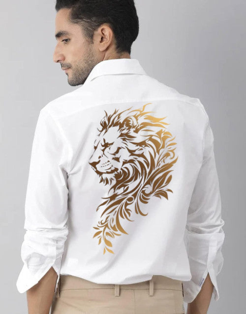 Men's Solid Satin Stylish Casual Shirt