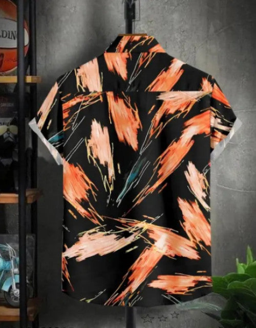 Men's Solid Satin Stylish Casual Shirt