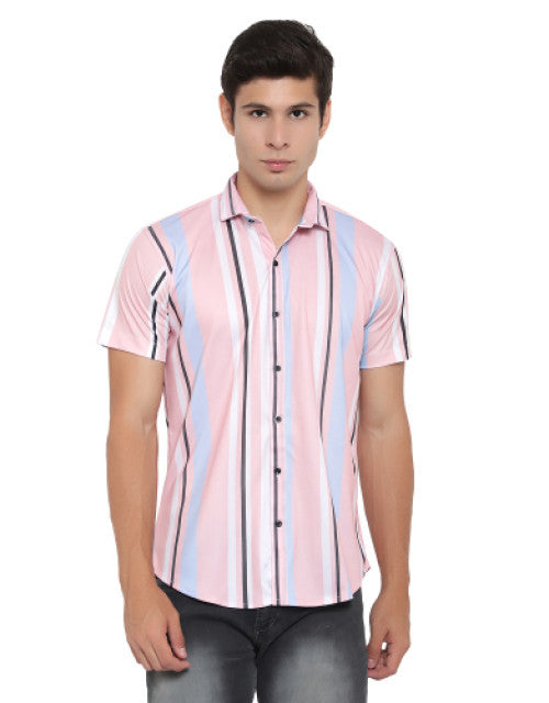 Men's Solid Satin Stylish Casual Shirt