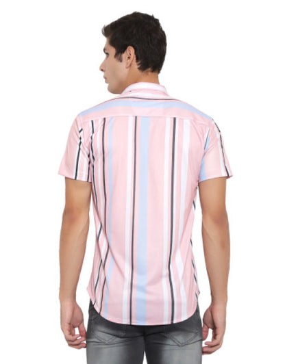 Men's Solid Satin Stylish Casual Shirt