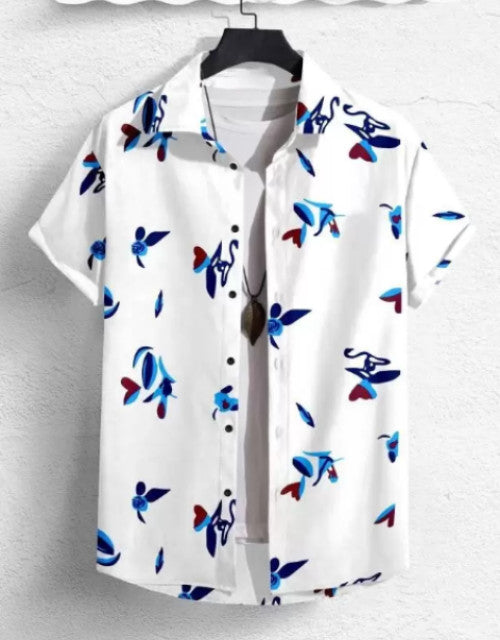 Men's Solid Satin Stylish Casual Shirt