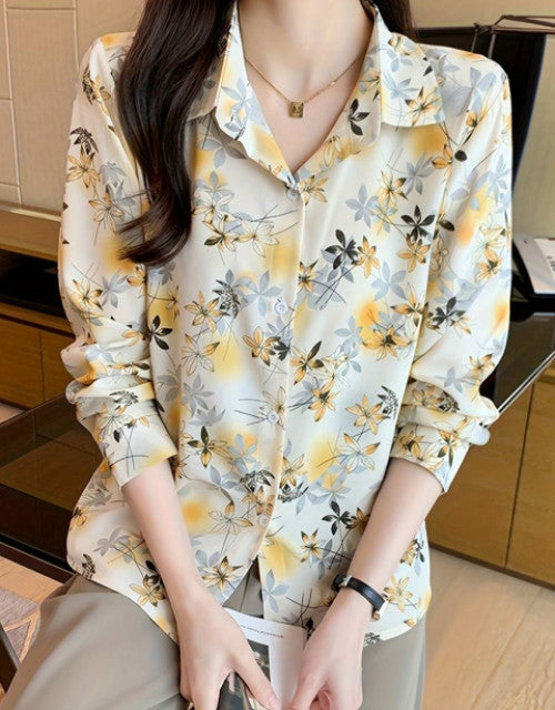 Men's Solid Satin Stylish Casual Shirt