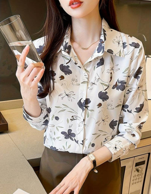 Men's Solid Satin Stylish Casual Shirt
