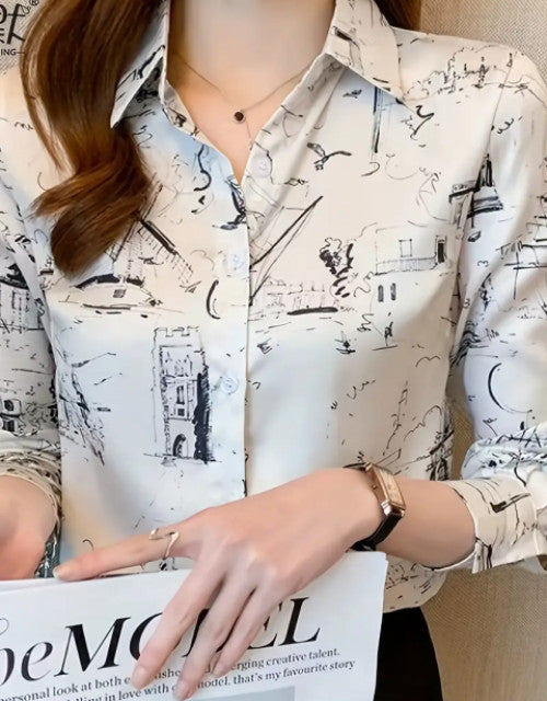 Men's Solid Satin Stylish Casual Shirt